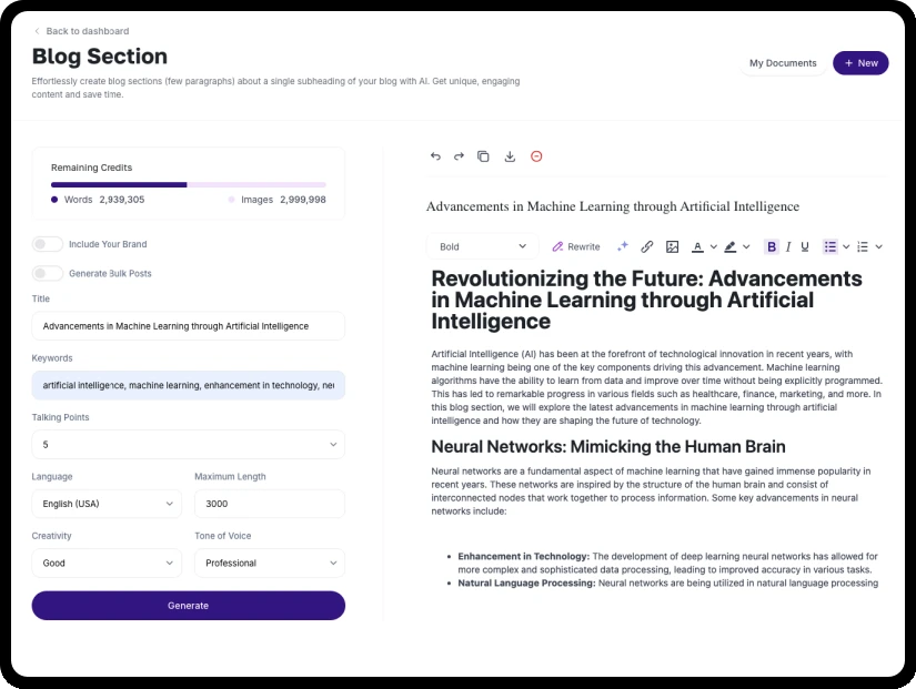 Get Started - Writegenic AI