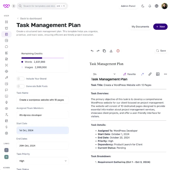 Task and Team Management Plans 2nd