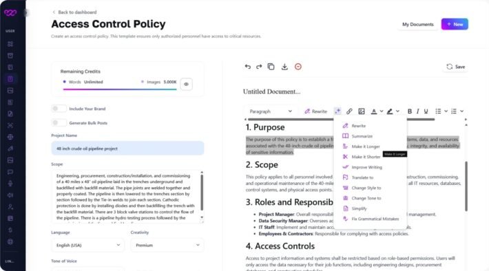 AI Access Control Policy Generator – Create In Seconds
