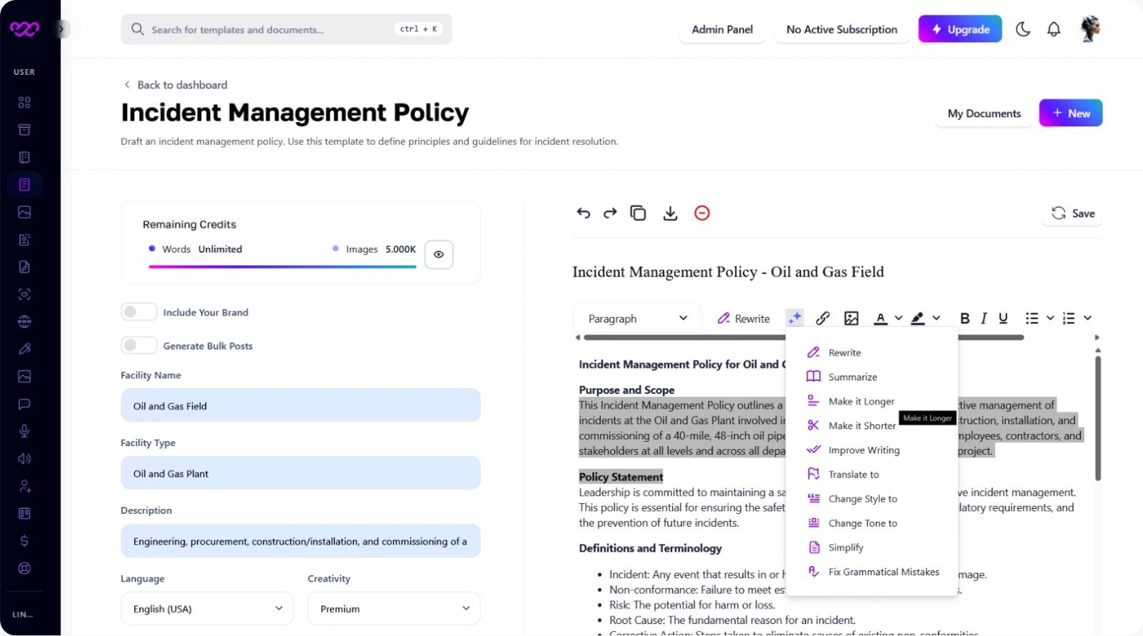 Incident Management Policy Incident Management Policy