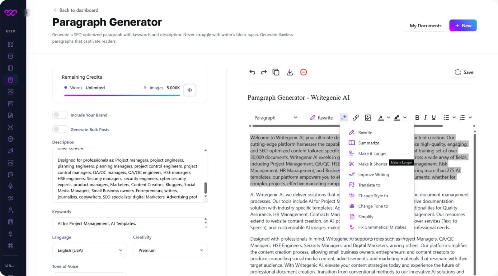 Paragraph Generator Paragraph Generator
