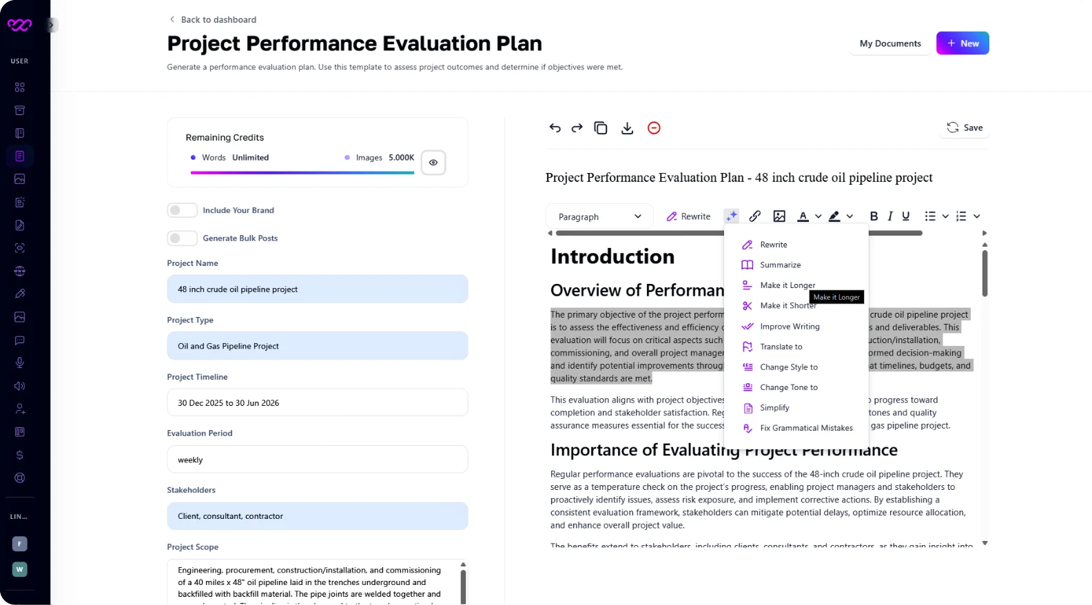 Project Performance Evaluation Plan Project Performance Evaluation Plan