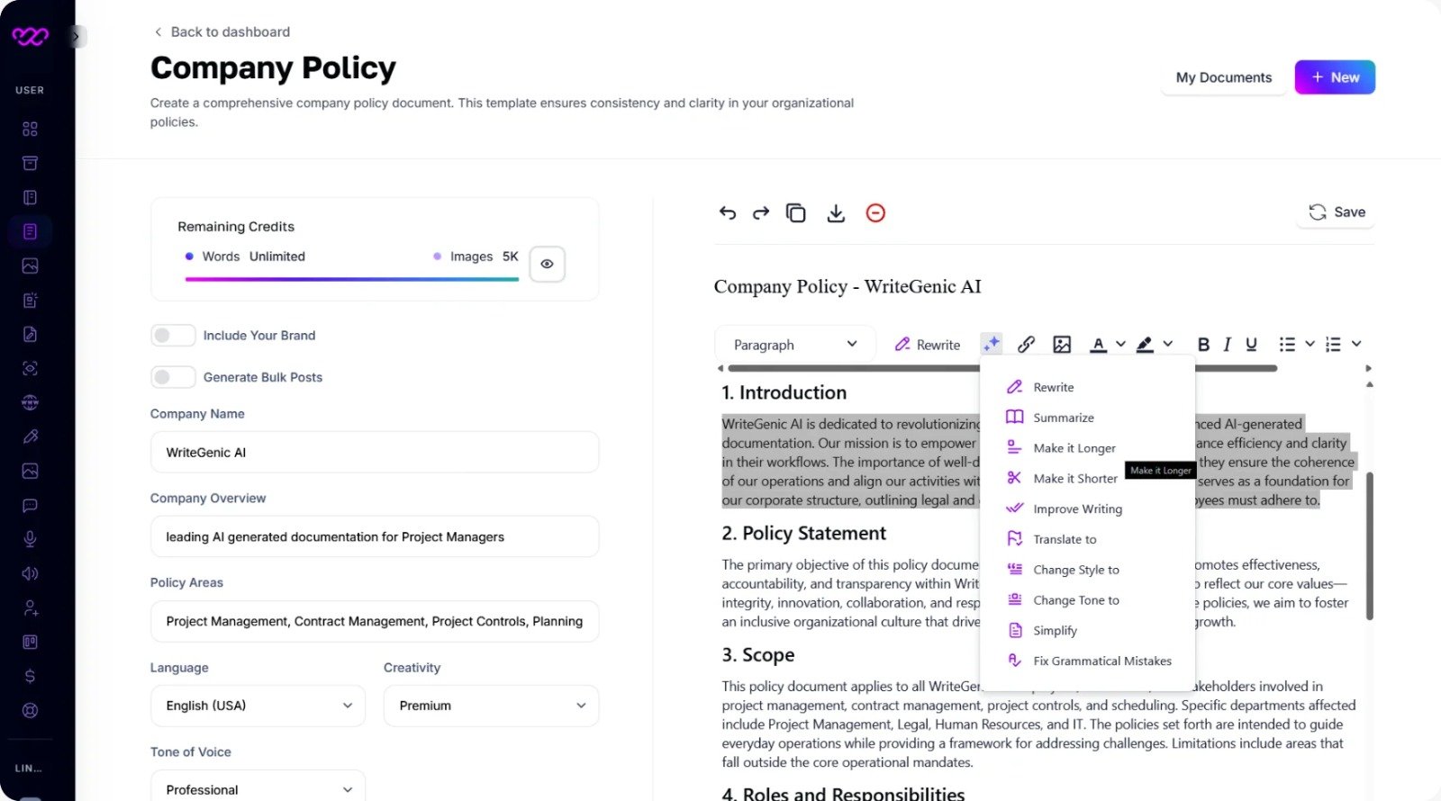 Company Policy Company Policy