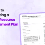 Create a resource management plan in 5 steps