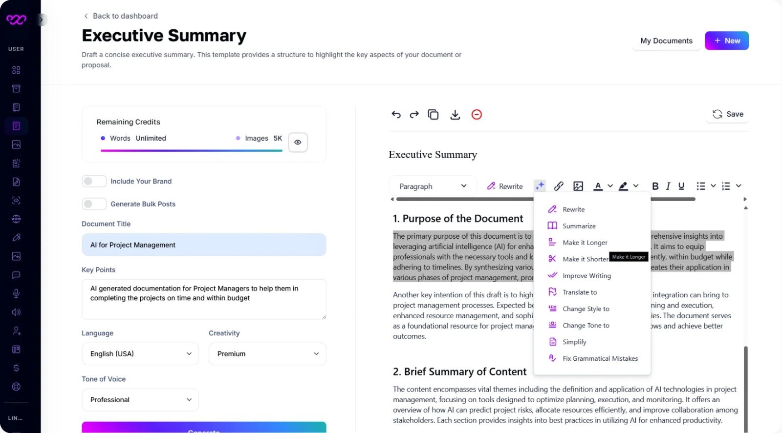 Executive Summary Executive Summary