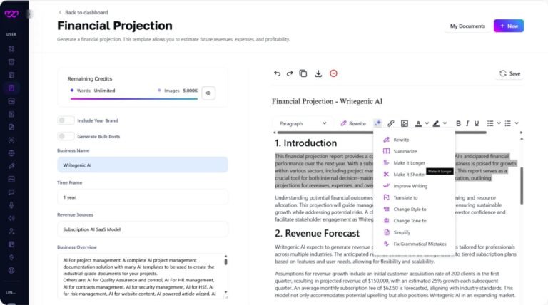 Accurate Financial Projections For Your Business Growth