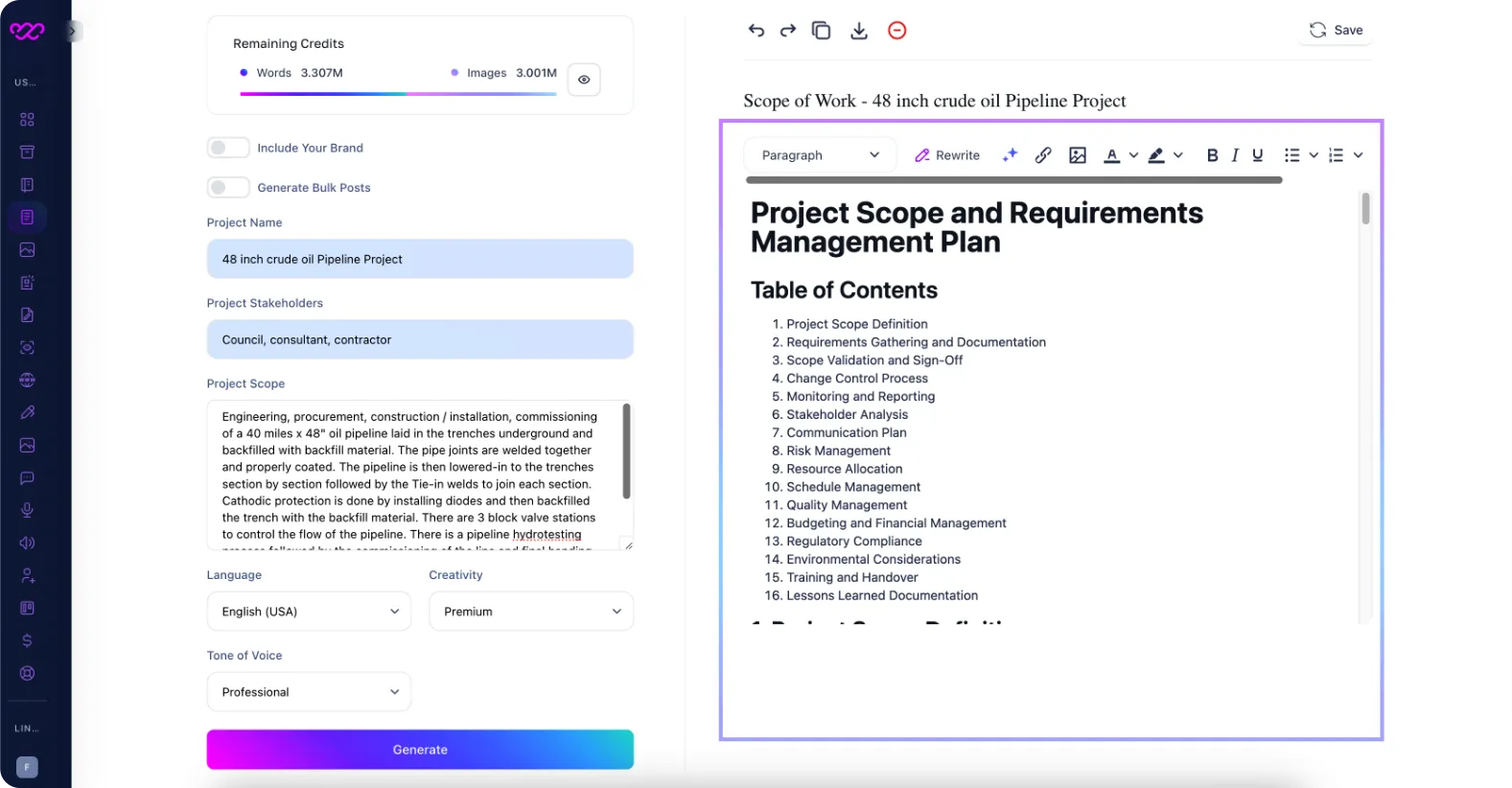 Create Scope and Requirements Management Document in 3 Steps