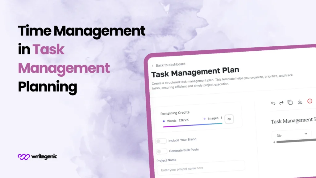 Time Management in Task Planning: Tips for Success Time Management in Task Planning