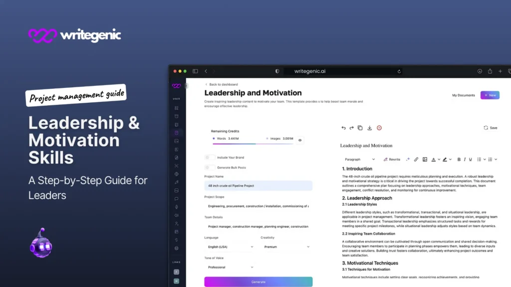 Leadership and Motivation Skills - A Guide for Leaders