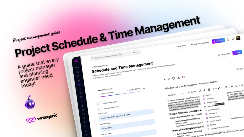 The Guide to Project Schedule and Time Management The Guide to project schedule and time management