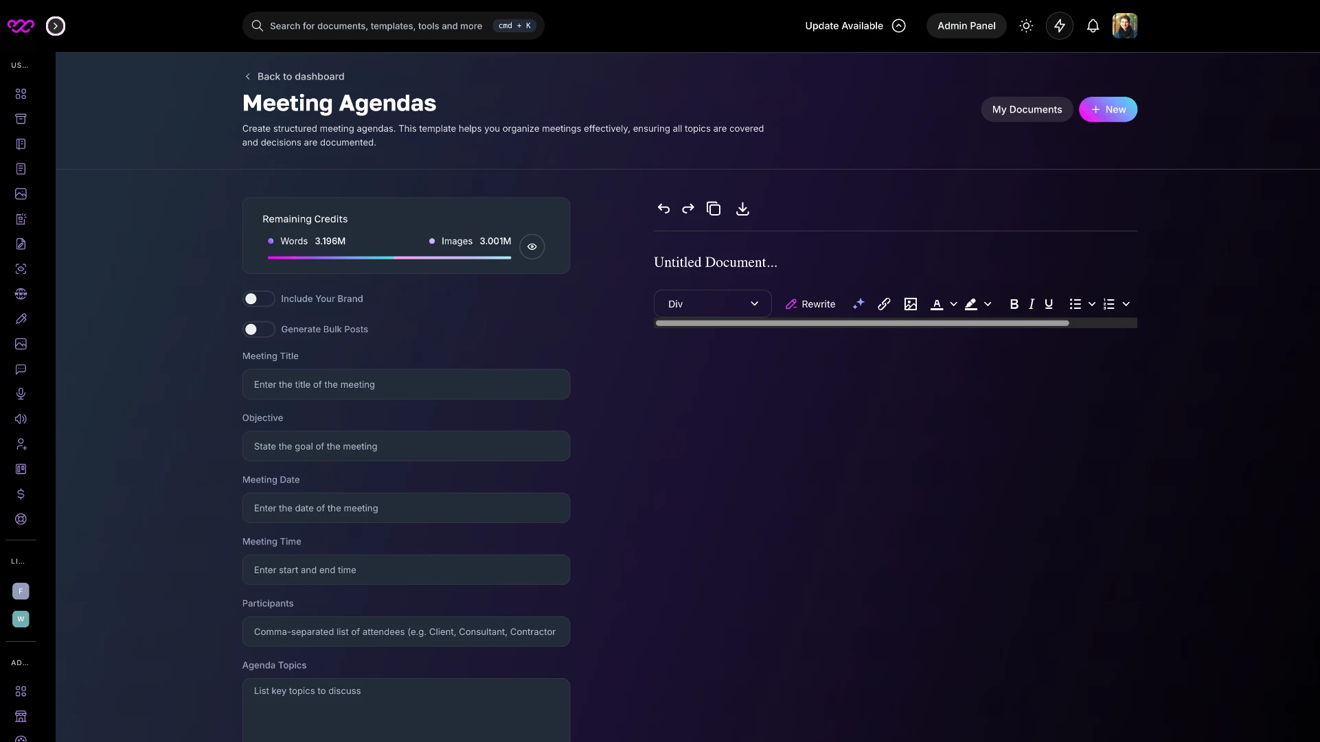 How to Plan and Write Effective Meeting Agendas Tools to help with meeting agenda creation - writegenic ai