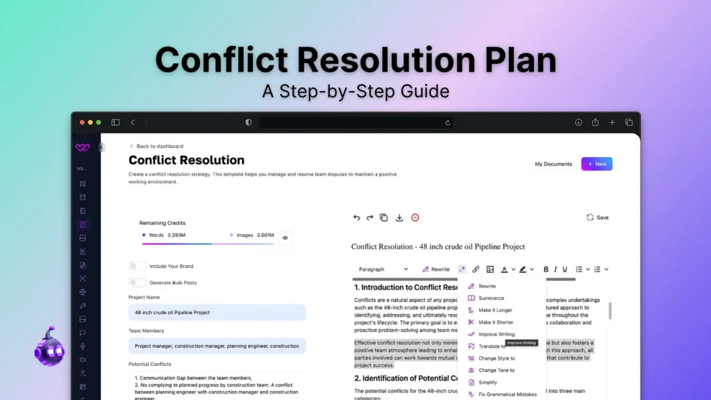 Conflict Resolution Plan: A Step-by-Step Guide Conflict Resolution Plan - A Step-by-Step Guide