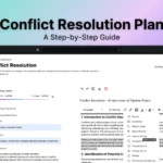 Conflict Resolution Plan - A Step-by-Step Guide