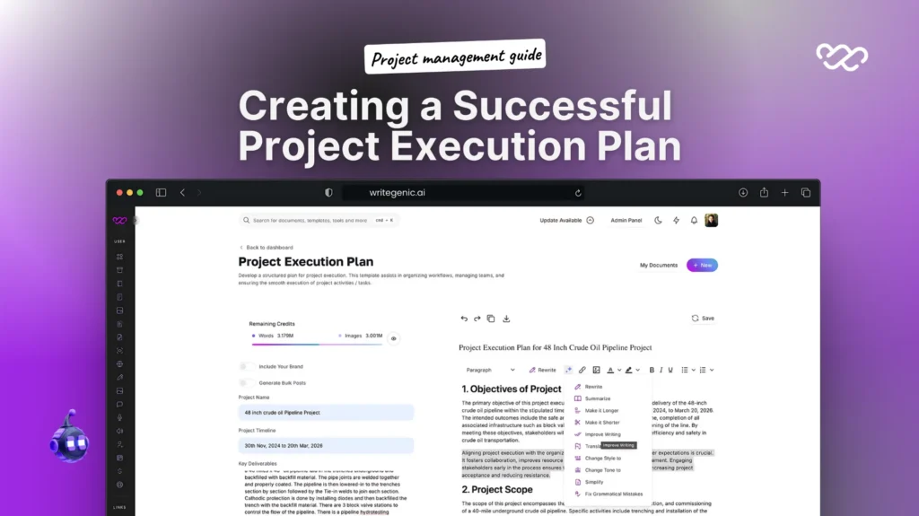 Creating a Successful Project Execution Plan Step-by-Step Creating a successful project execution plan - Step-by-step guide
