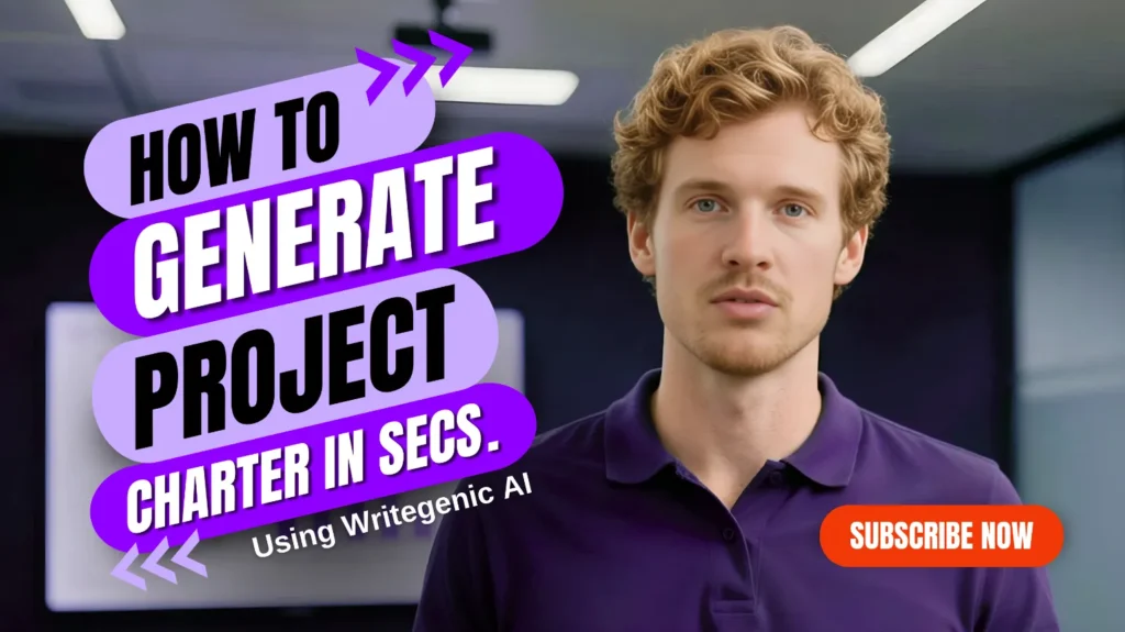 Stunning Features of Writegenic's Project Charter Tool